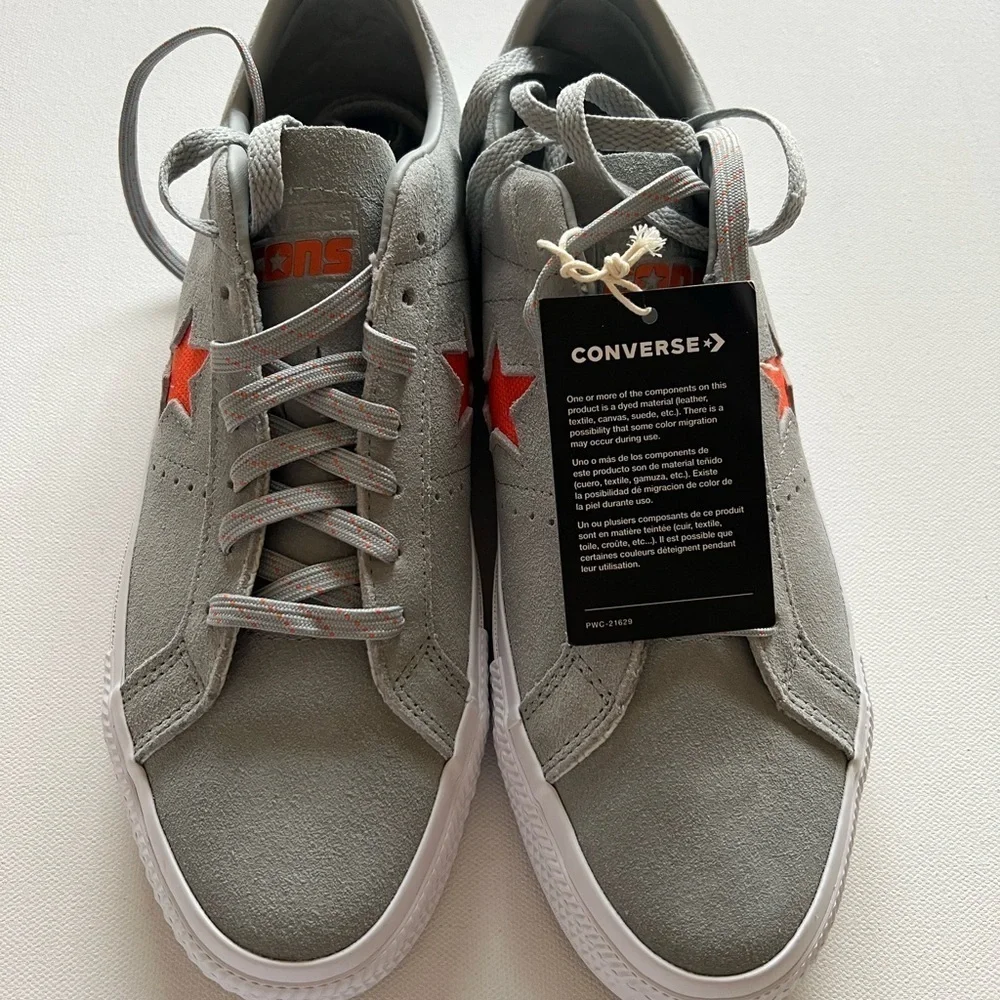 *NEW* Unisex Converse One Star‎ Pro Skateboard Shoes Wolf Gray 🔥🔥 No Box!!